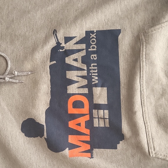 Doctor Who x Mad Men Hoodie XL - Picture 2 of 4
